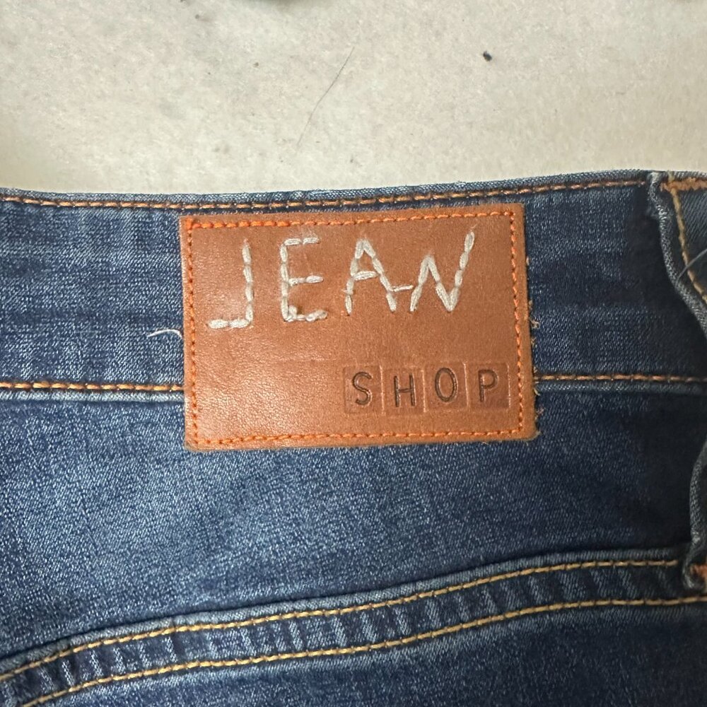 Jean Shop Heidi Jeans Women’s 27 Mid Rise Skinny Denim Super Stretch‎ dark wash